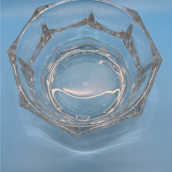 Vintage Clear Indiana Glass (Heavy) Octagonal Candy Dish Bowl With Lid - Picture 3 of 7